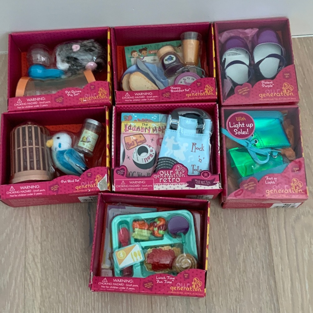 Our Generation doll accessories.  Works with American girl dolls.